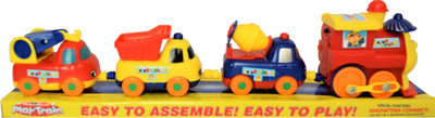 

Play Train Cartoon Train Set Without Track(Multicolor)