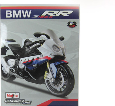 

Maisto BMW S1000 RR Assembly Kit 1:12 by Bike Scale Model(White)