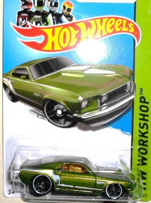 

Mattel 2014 Hot Wheels(232/250) '69 Ford Mustang(Green)