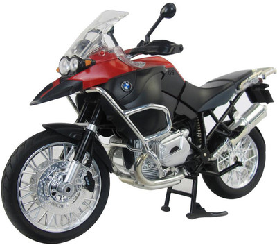 

Adraxx 1:9 Licensed BMW R-1200 Superbike Die cast Metal Scaled Down Detailed Model For Collectors(red)