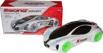 

Fiable Creations 3D Light Super Speed Racing Car(White)