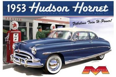 

Unknown 1953 Hudson Hornet 1/25 Moebius(Blue)