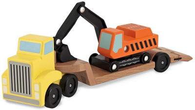 

Melissa & Doug Trailer & Excavator(Multicolor)
