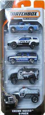 

Matchbox 2014 On A Mission Crime Squad 5Pack(Multicolor)