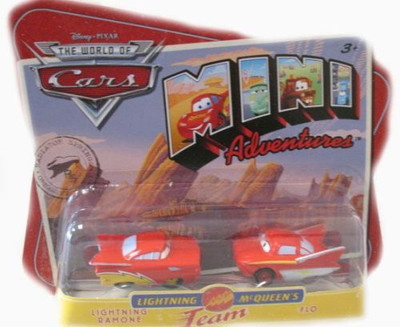 

Disney Cars Mini Adventures Lightning Mcqueen'S Team 2Pack(Red)