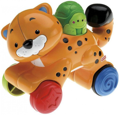 Fisher-Price Press turtle and Go Cheetah N8160(Multicolor)