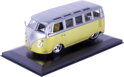 

Bburago Volkswagen Van "Samba" 1:32 Scale Diecast Car(Multicolor)