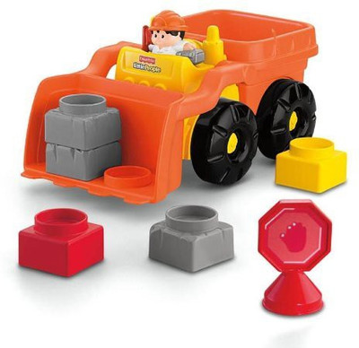 

Fisher-Price Little People Builders Build 'N Drive Front Loader(Orange)