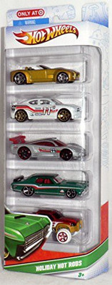 

Mattel 2011 Hot Wheels 5Pack Holiday Hot Rods Shel Cobra(Multicolor)