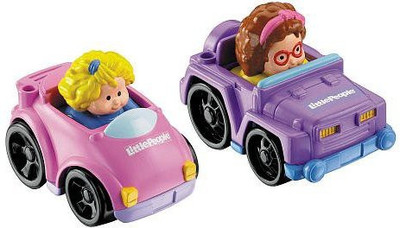 

Fisher-Price Little People Wheelies 2Pack Coupe/4X4(Multicolor)