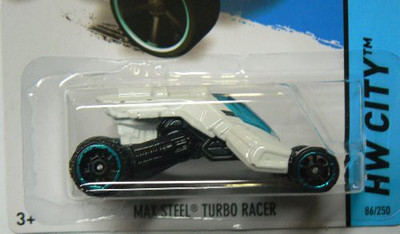 

Mattel Hot Wheels Hw City 86/250 Max Steel Turbo Racer(White)