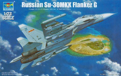 

Trumpeter 1/72 Sukhoi Su30Mkk Flanker G Russian Fighter(Blue)