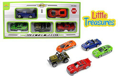 

Little Treasures Die-Cast Model Cars Play Toy - Set Of 5(Multicolor)