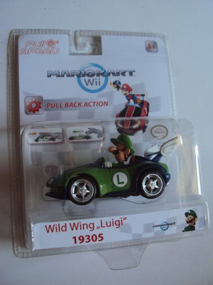 

Mario Kart 7 Wild Wing Luigi Pull And Speed Nintendo Mario Kart Wii(Green)