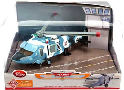 

Disney Planes Movie Hector Vector Helicopter Deluxe Die Cast Plane(Blue)