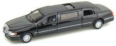 

Kinsmart 1/38 Scale Diecast 1999 Lincoln Town Car Stretch Limousine In Color(Black)