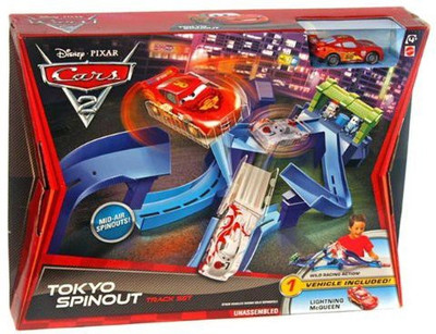 

Mattel Cars 2 Tokyo Spinout Track Set(Multicolor)
