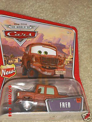 

Disney Fred Pixar Cars Mattel World Of Cars Background Card(Brown)