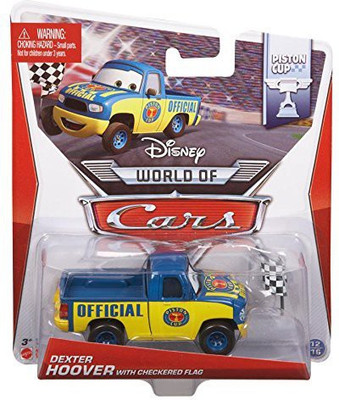 

Mattel disney/pixar cars Dexter Hoover With Checkered Flag Diecast(Multicolor)