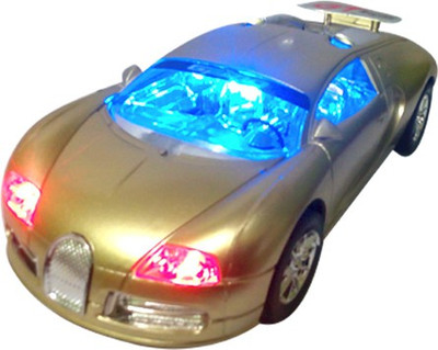 Khareedi GT Top Racing Car with Lightning(Golden)