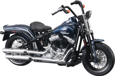 

Maisto Harley-Davidson 2008 FLSTSB Cross Bones(Blue)