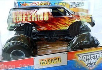 

Mattel Hot Wheels Monster Jam Truck Inferno 124 Diecast Truck(Multicolor)