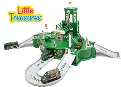Little Treasures Defend And Conquer Military Base Educational Toy Play Set(Multicolor)