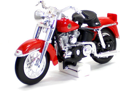 

Maisto 1958 FLH Duo Glide Harley Davidson 1:18 Diecast Scale model bike(Red)