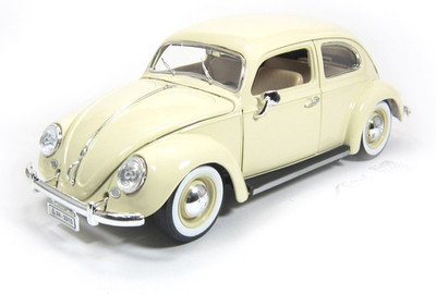 

Bburago Volkswagen Kafer Beetle 1955 1:18 Diecast Scale Model Car(Beige)