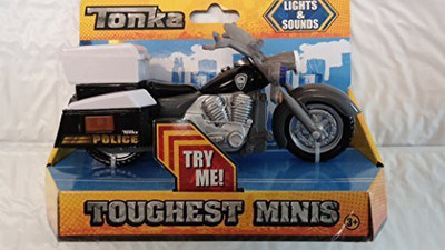 

Mattel Tonka Toughest Mini Police Motorcycle With Sounds(Black)