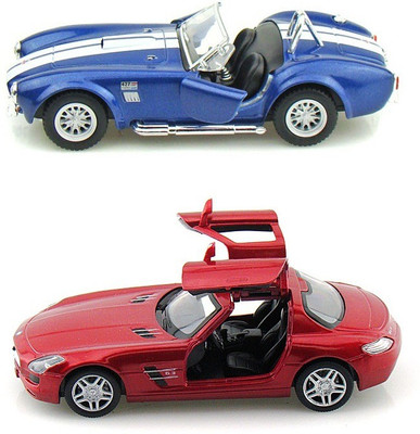 

Kinsmart Shelby Cobra and Metcedes SLS AMG(Multicolor)