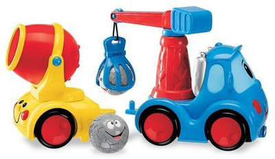 Chicco Construction Crane And Mixer(Multicolor)