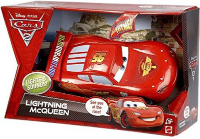 

Mattel Cars 2 Lights & Sounds Lightning Mcqueen(Red)