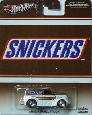 

Mattel Hot Wheels Snickers Anglia Panel Truck(White)