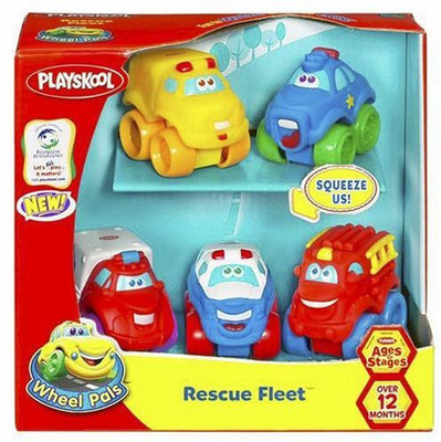 

Hasbro Playskool Wheel Pals Rescue Fleet(Multicolor)