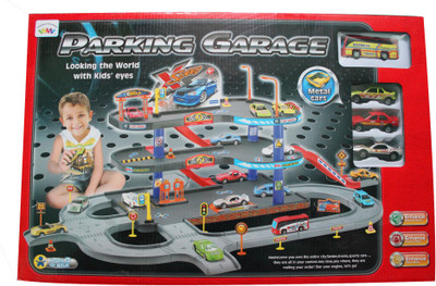 

9 Perfect Parking Garage 54 Pcs with Metal Cars(Multicolor)