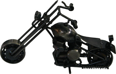 

BKDT Marketing Metal Designer Showpiece Bike Antique Look(Black)