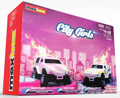 

Maxtrax City Girls - 100 Track Pieces(Multicolor)