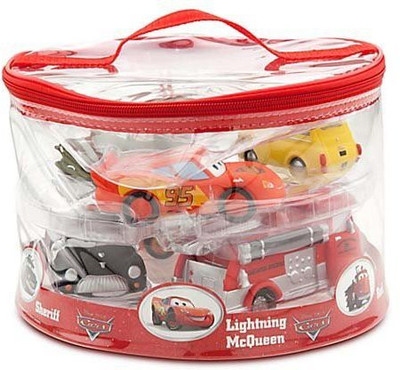 

Disney Parks Deluxe Cars 6 Piece Squeeze Bathset Parks(Red)