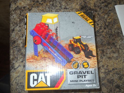 

Best Lock Cat Gravel Pit Mini Playset Ages 3+ Caterpillar Play Set(Multicolor)