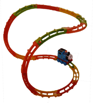 

Hum Enterprise Thomas & Friends Train Track Racing High Speed Car With Light & Sound Creative Roll Set Toy For Kids(Multicolor)