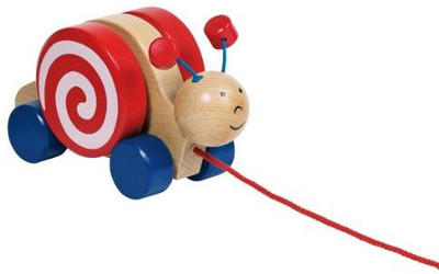 

BabyCentre Toys Pure Wooden Pull Along Snail(Multicolor)