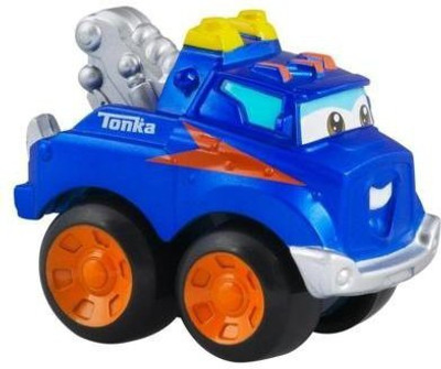 Chuck & Friends Tonka ~ Handy The Tow Truck ~ Die Cast Metal Truck(Blue)