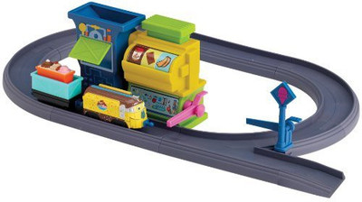 

Tomy Chuggington Diecast Badge Quest Ice Cream Training Playset(Multicolor)