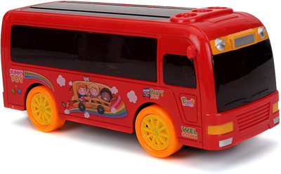 

Smiles Creation Bump And Go Bus Toy for Kids(Multicolor)