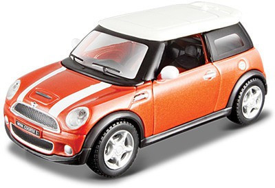 

Maisto Power Kruzers Mini Cooper S 4.5 inch Pull Back Diecast Model Car(Orange)