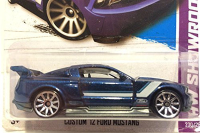 

Mattel 2013 Hot Wheels Hw Showroom Custom '12 Ford Mustang 230/250(Blue)