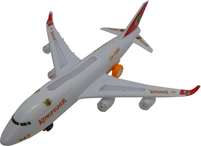 

Little Knick Knacks Kingfisher Airlines Airplane(Multicolor)