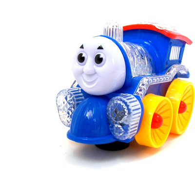 

E-Toys Funny Loco With Flashing Top Light(Blue, Yellow)