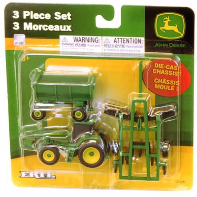 

John Deere 164 Scale 3 Piece Set Construction(Green)